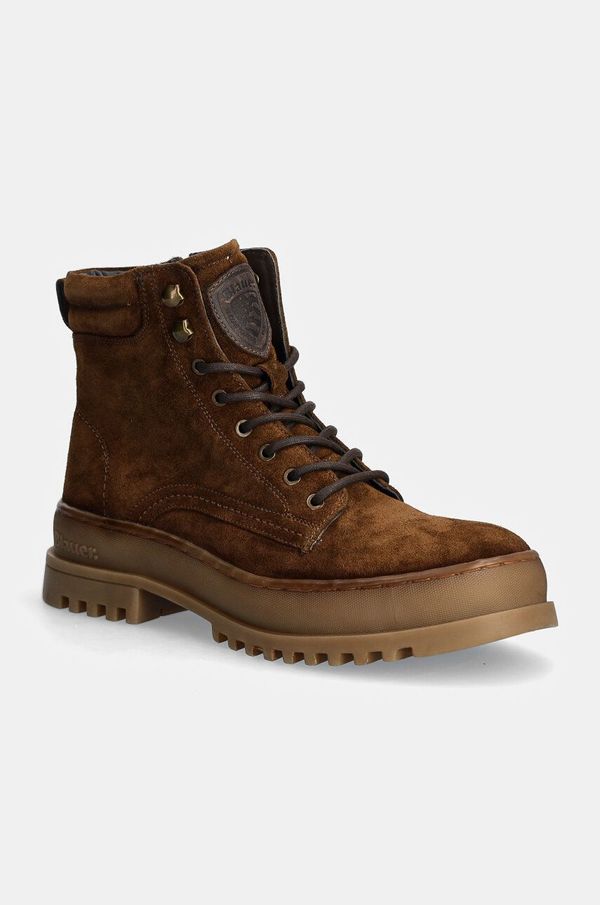 Blauer Čevlji iz semiša Blauer IUKA moški, rjava barva, F4IUKA01.SUE