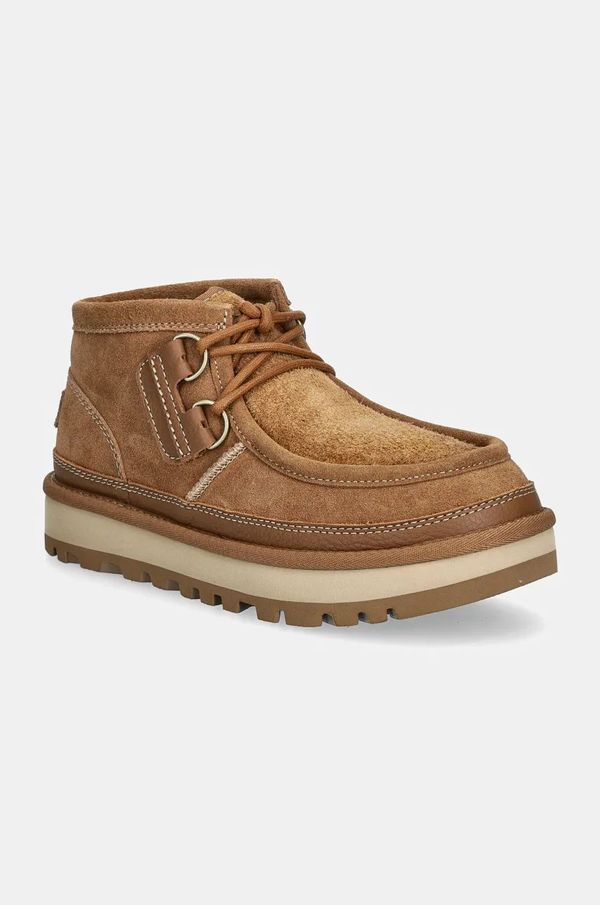 Ugg Čevlji iz semiša UGG Hayden Moc moški, rjava barva, 1158276-CHE