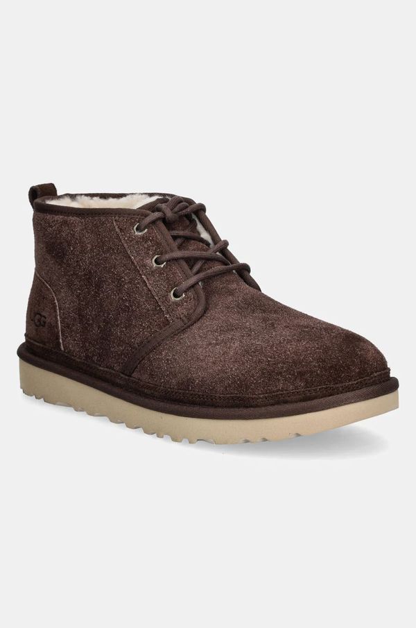 Ugg Čevlji iz semiša UGG Neumel Shaggy Suede moški, rjava barva, 1158219-BCDR