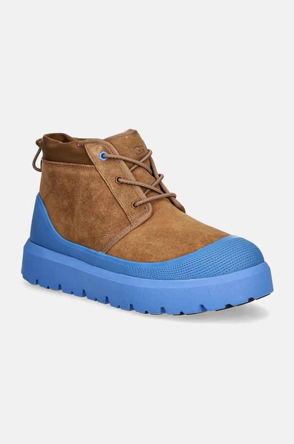 Ugg Čevlji iz semiša UGG Neumel Weather Hybrid moški, rjava barva, 1143991-CBG