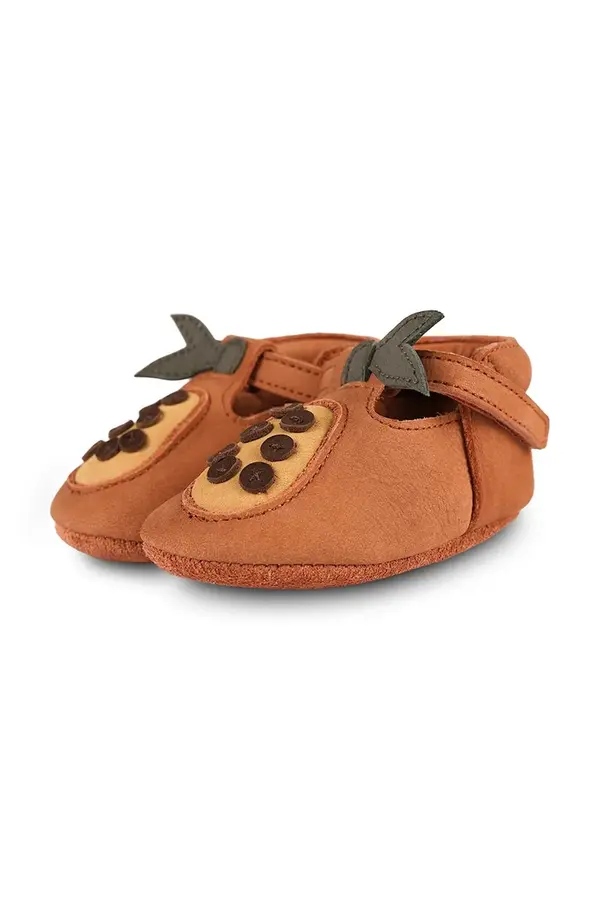 Donsje Čevlji iz semiša za dojenčka Donsje Nanoe Shoes Papaya
