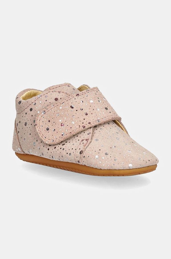 Froddo Čevlji iz semiša za dojenčka Froddo PREWALKERS SHINE roza barva, G1130017