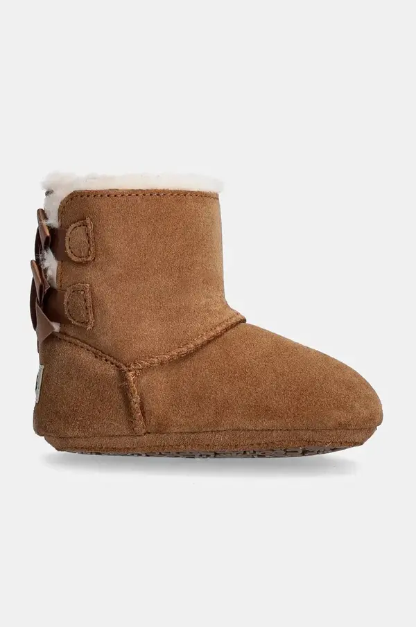 UGG Čevlji iz semiša za dojenčka UGG BABY BAILEY BOW