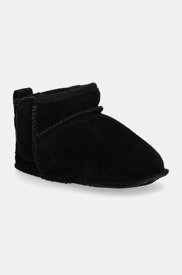 Ugg Čevlji iz semiša za dojenčka UGG BABY CLASSIC ULTRA MINI črna barva, 1157690I