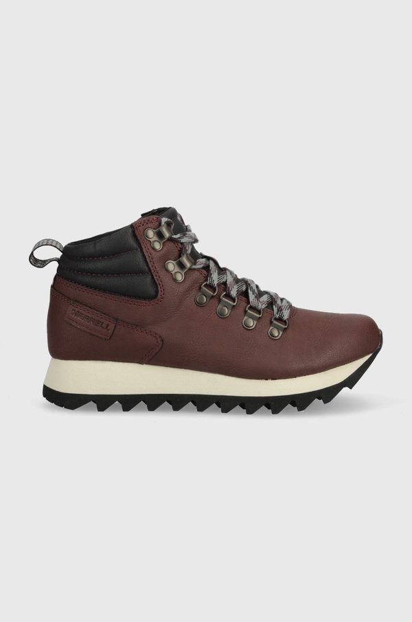 Merrell Čevlji Merrell Alpine Hiker ženski, bordo barva