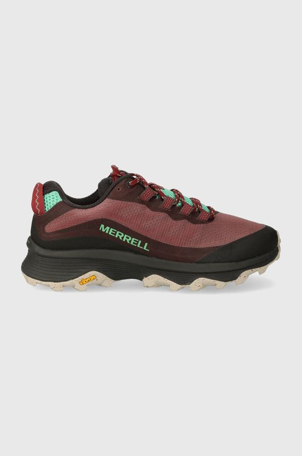 Merrell Čevlji Merrell Moab Speed ženski, bordo barva