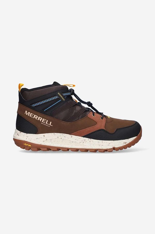 Merrell Čevlji Merrell Nova Sneaker Boot Bungee moški, rjava barva, J067111