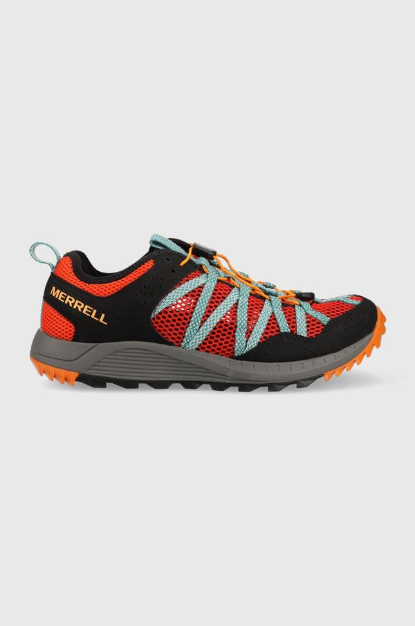 Merrell Čevlji Merrell Wildwood Aerosport moški, oranžna barva