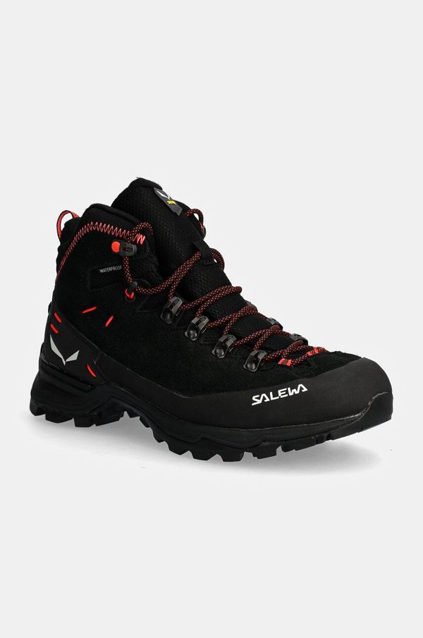 Salewa Čevlji Salewa Alp Mate Winter Mid PTX ženski, črna barva