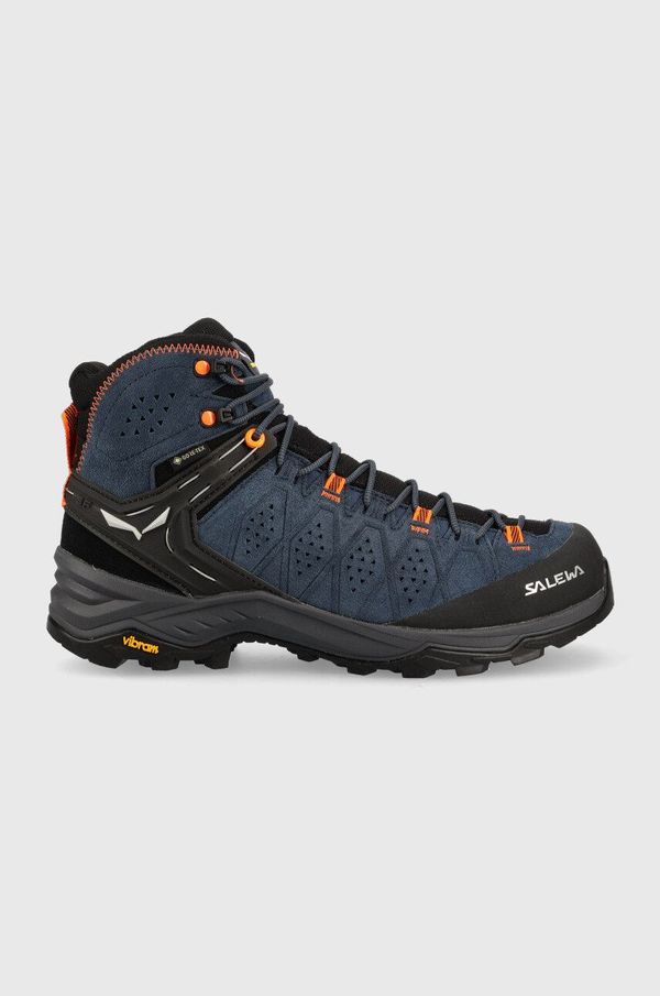 Salewa Čevlji Salewa Alp Trainer 2 Mid GTX moški, mornarsko modra barva