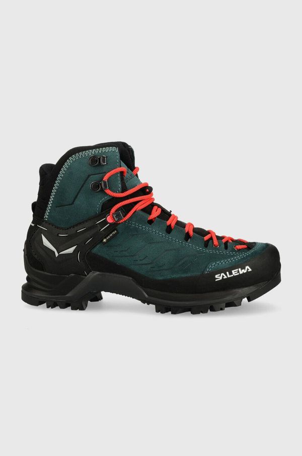 Salewa Čevlji Salewa Mountain Trainer Mid GTX ženski, zelena barva