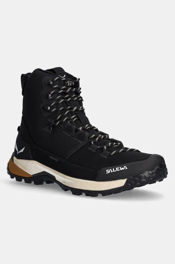 Salewa Čevlji Salewa Puez Winter Mid PTX moški, črna barva, 00.0000061447