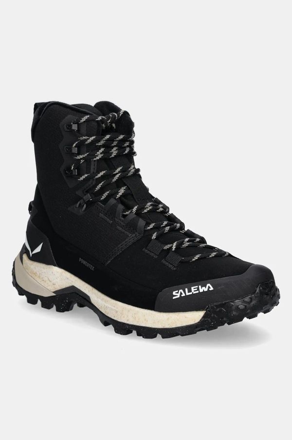 Salewa Čevlji Salewa Puez Winter Mid PTX ženski, črna barva, 00.0000061448