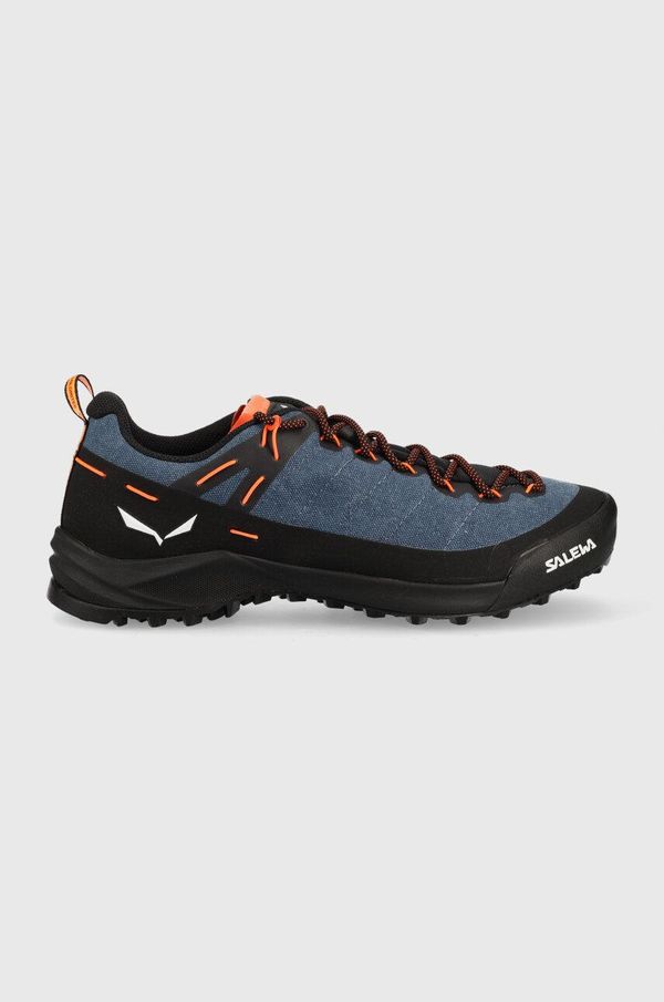 Salewa Čevlji Salewa Wildfire Canvas moški, mornarsko modra barva