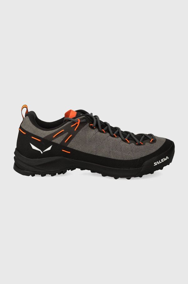 Salewa Čevlji Salewa Wildfire Canvas moški, zelena barva