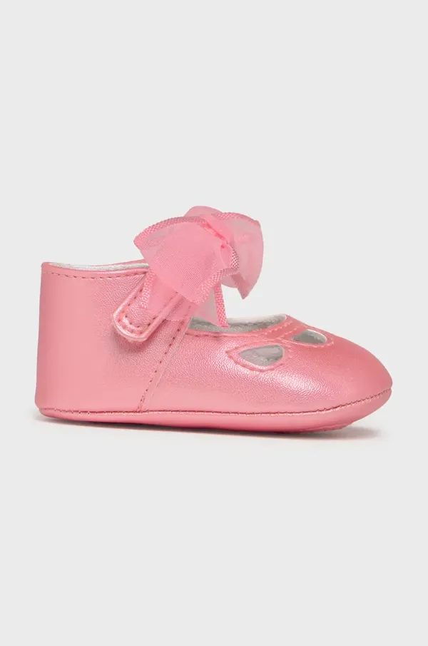 Mayoral Newborn Čevlji za dojenčka Mayoral Newborn roza barva, 9900