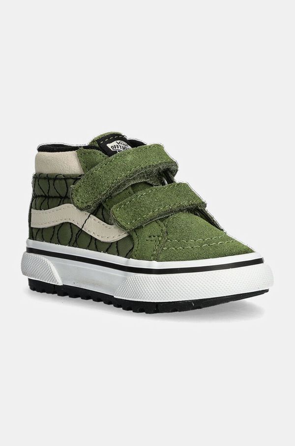 Vans Čevlji za dojenčka Vans MTE SK8-Mid Reissue zelena barva, VN000D11V0N1