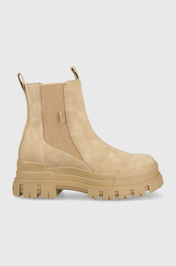 Buffalo Chelsea Buffalo Aspha Chelsea Mid ženski, bež barva