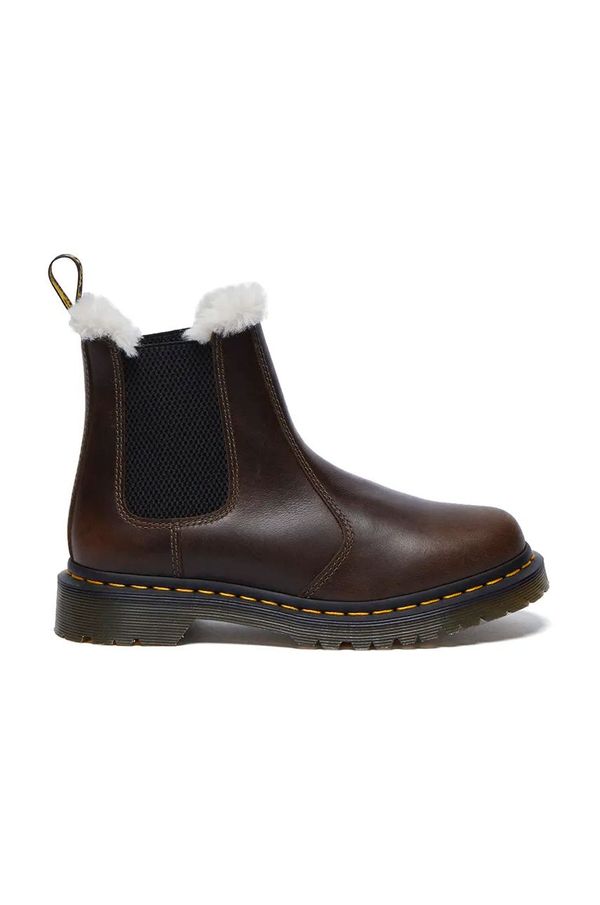 Dr. Martens Chelsea Dr. Martens 2976 Leonore ženski, rjava barva, DM32016777