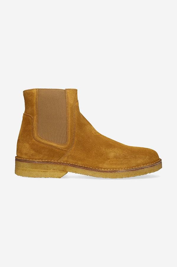 A.P.C. Chelsea iz semiša A.P.C. Boots Theodore moški, rjava barva
