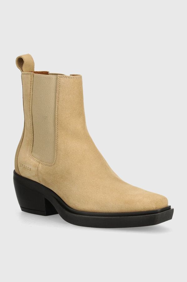 Copenhagen Chelsea iz semiša Copenhagen ženski, bež barva, CPH236