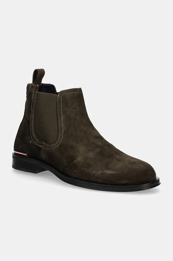 Tommy Hilfiger Chelsea iz semiša Tommy Hilfiger CORE RWB HILFIGER SUEDE CHELSEA