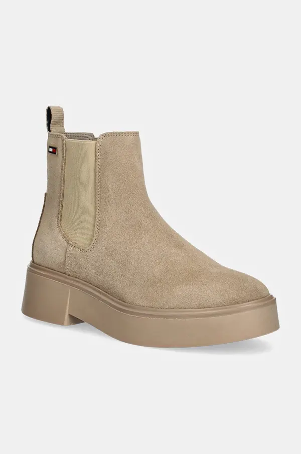 Tommy Hilfiger Chelsea iz semiša Tommy Hilfiger MINIMAL SUEDE CHELSEA FLAG