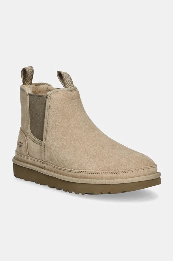 Ugg Chelsea iz semiša UGG Neumel Chelsea moški, bež barva, 1121644-MDSD