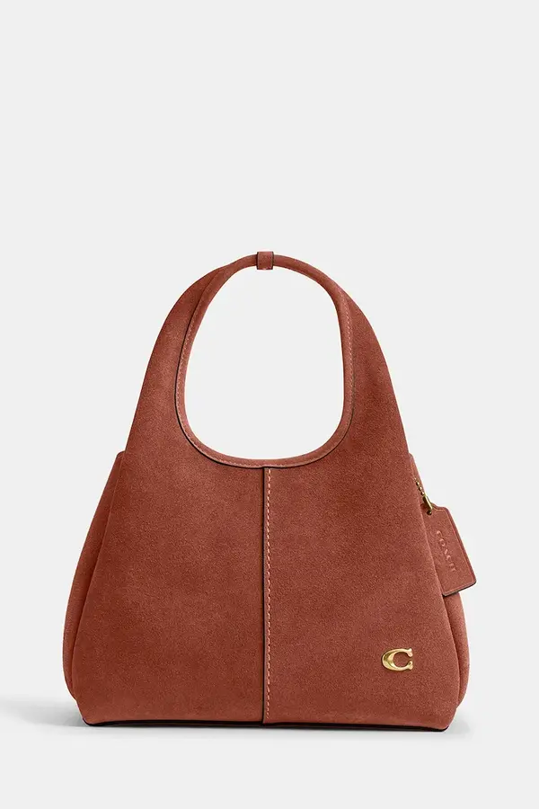 Coach Coach crossbody torbica ženska iz semiša Suade Lana Shoulder Bag 23