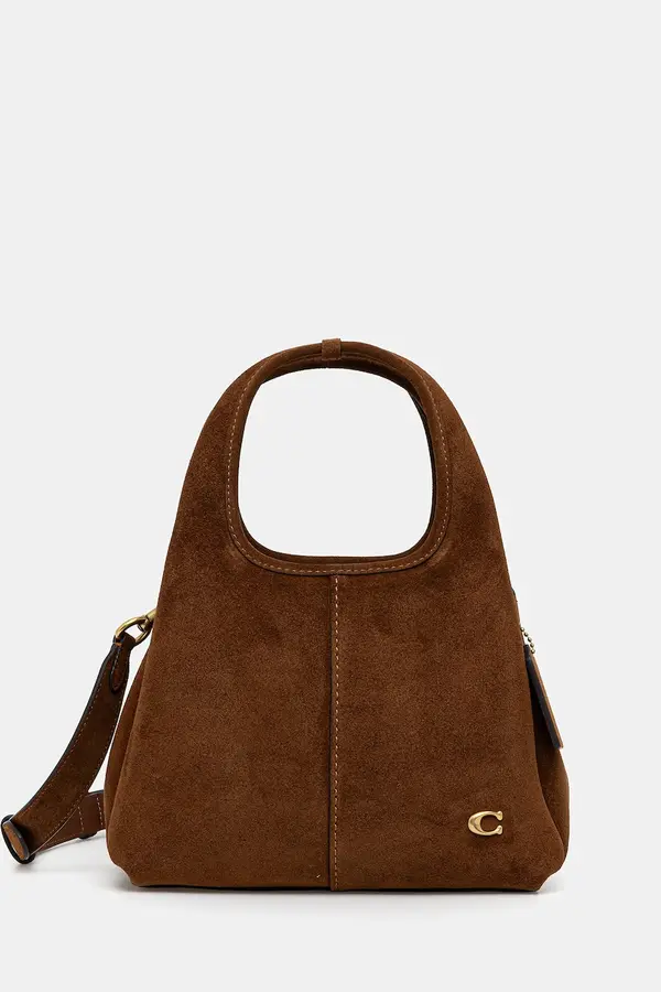 Coach Coach crossbody torbica ženska semiš Suade Lana Shoulder Bag 23