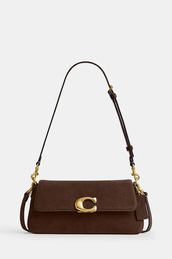 Coach Coach crossbody torbica ženska semišasta Suade Jet Shoulder Bag