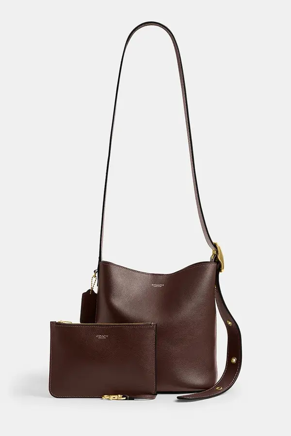 Coach Coach crossbody torbica ženska usnjena Bleecker Bucket Bag 21