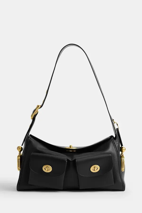 Coach Coach hobo torbica ženska usnjena Turnlock Haversack Bag
