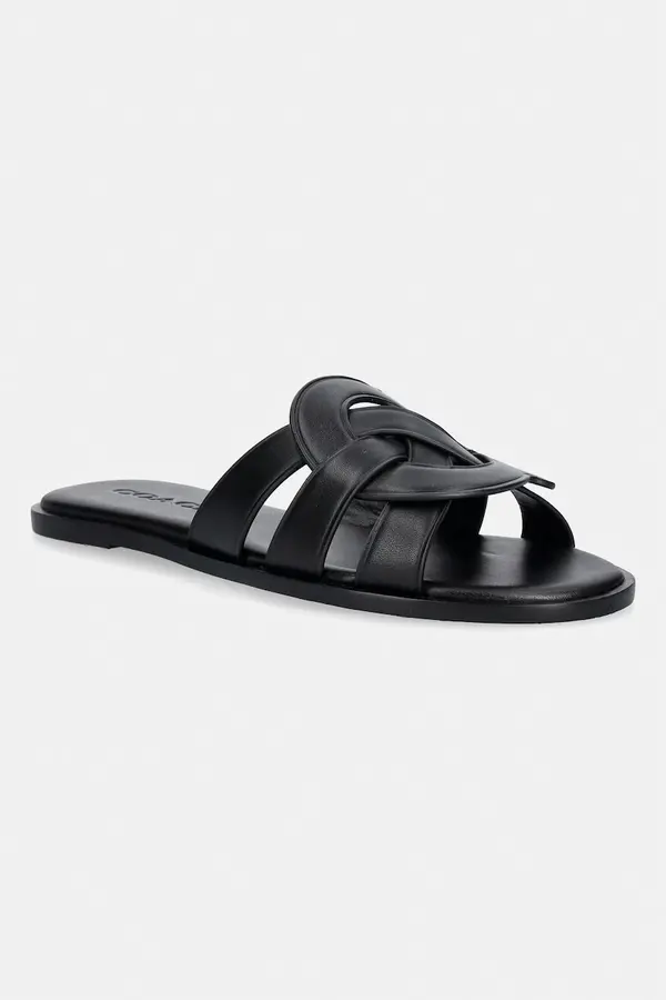 Coach Coach natikači ženski usnjeni Lena Leather Slide Sandal