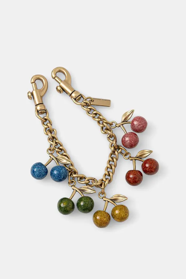 Coach Coach obesek za ključe ženski Rainbow Cherries Bag Charm