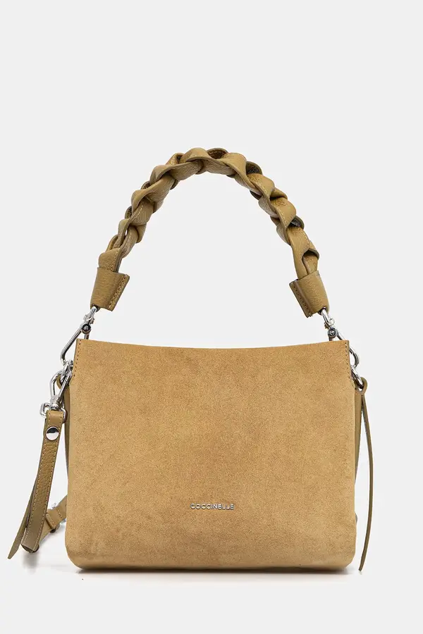 Coccinelle Coccinelle crossbody torbica ženska semišasta