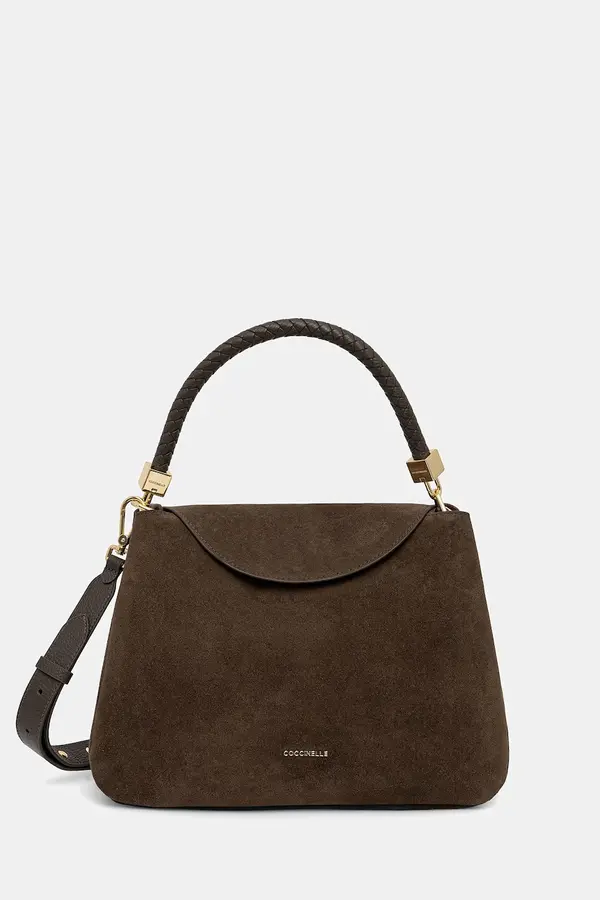 Coccinelle Coccinelle crossbody torbica ženska semišasta