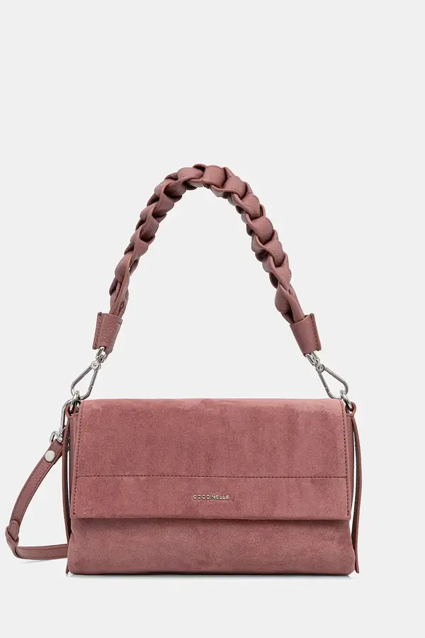 Coccinelle Coccinelle crossbody torbica ženska semišasta