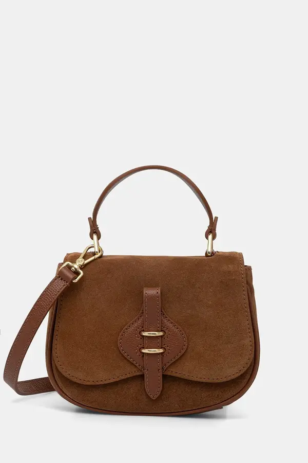 Coccinelle Coccinelle crossbody torbica ženska semišasta