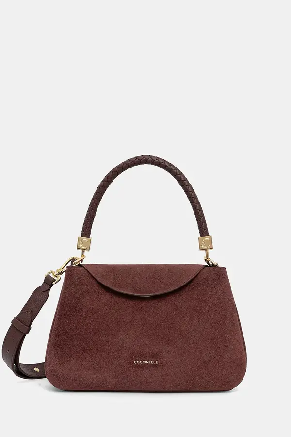 Coccinelle Coccinelle crossbody torbica ženska semišasta