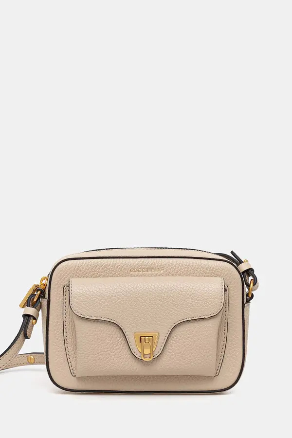 Coccinelle Coccinelle crossbody torbica ženska usnjena COCCINELLE BEAT SOFT