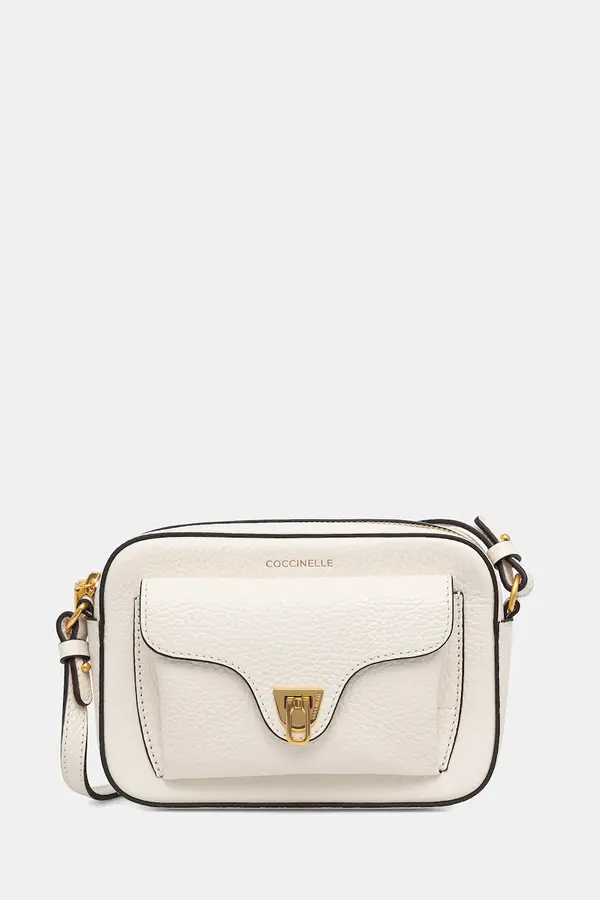 Coccinelle Coccinelle crossbody torbica ženska usnjena COCCINELLE BEAT SOFT