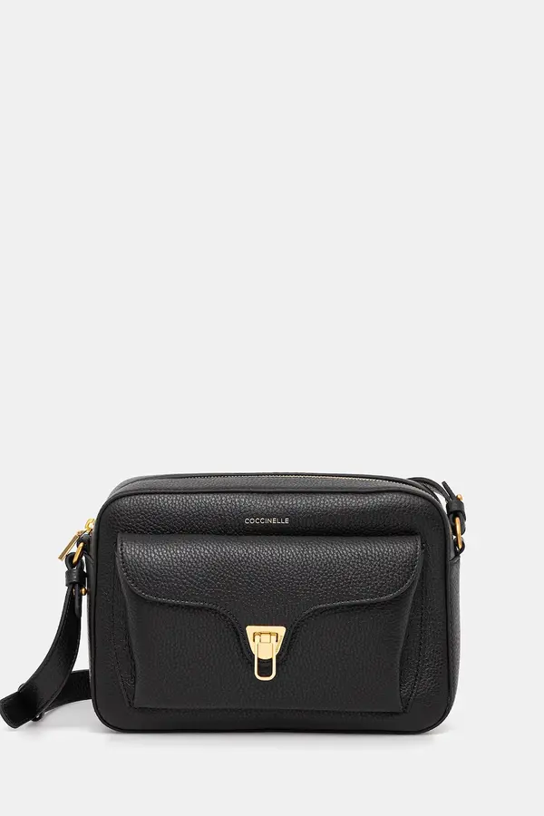 Coccinelle Coccinelle crossbody torbica ženska usnjena COCCINELLE BEAT SOFT
