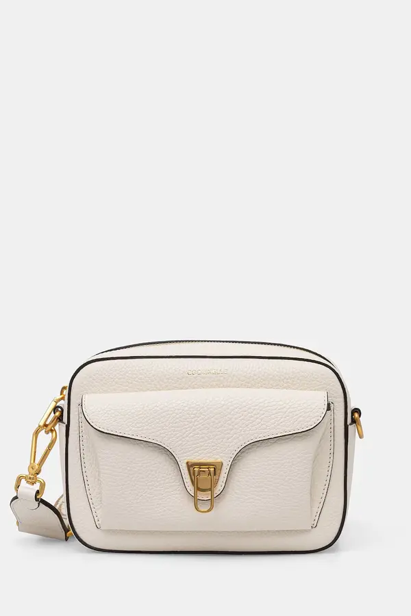 Coccinelle Coccinelle crossbody torbica ženska usnjena COCCINELLE BEAT SOFT RIBB