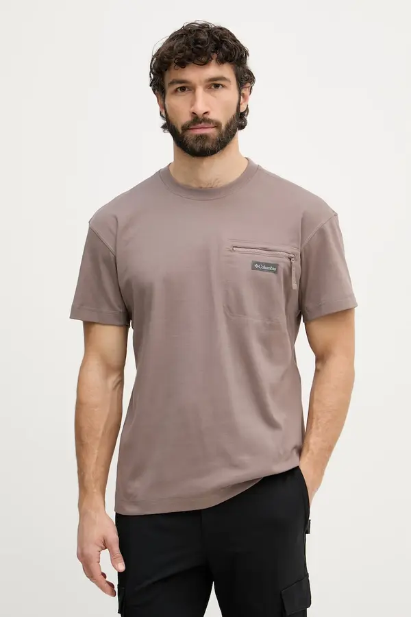 Columbia Columbia treking majica moška z bombažem Echo Passage