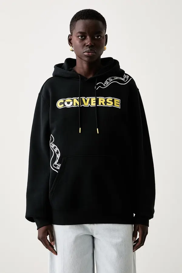 Converse Converse pulover s kapuco z bombažem x Minions & Monsters