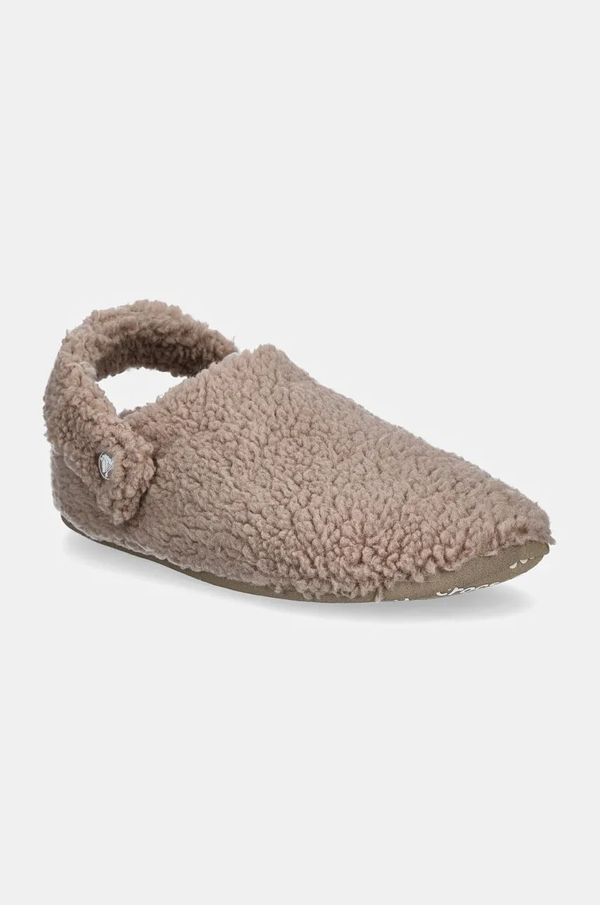 Crocs Copati Crocs Classic Cozzy Slipper bež barva, 209386