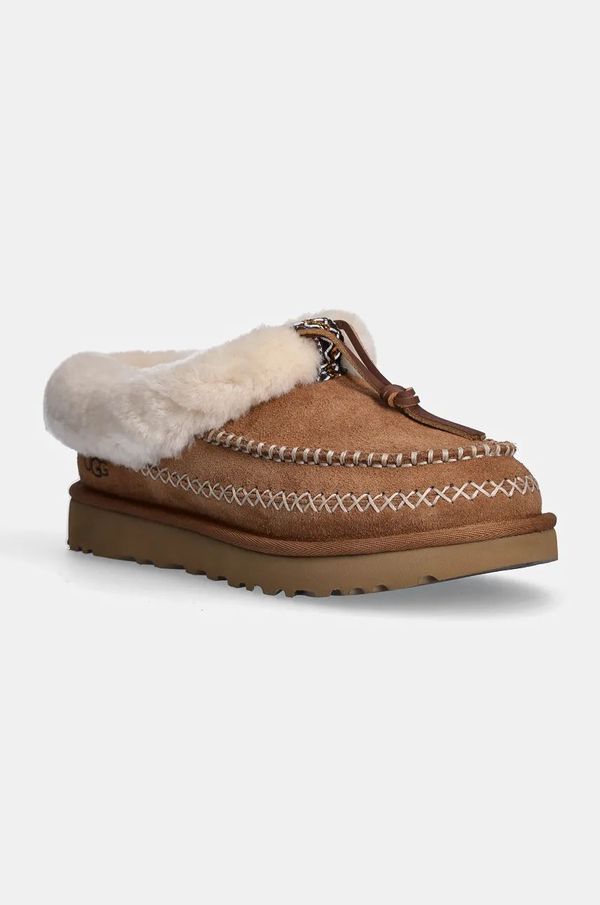 Ugg Copati iz semiša UGG Tasman Alpine rjava barva, 1158258-CHE