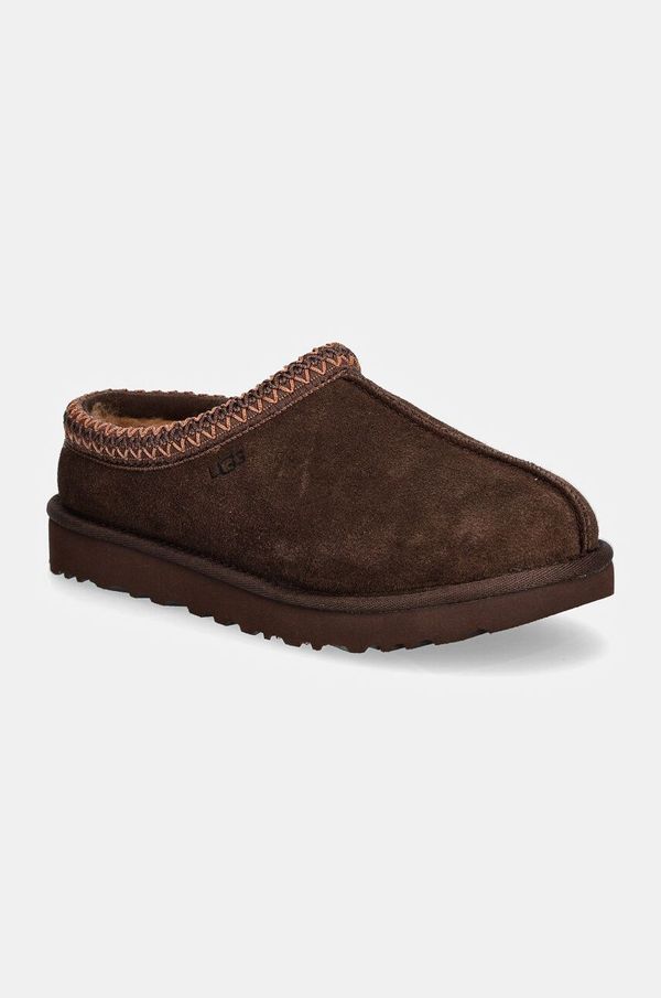 Ugg Copati iz semiša UGG Tasman rjava barva, 5955-BCDR