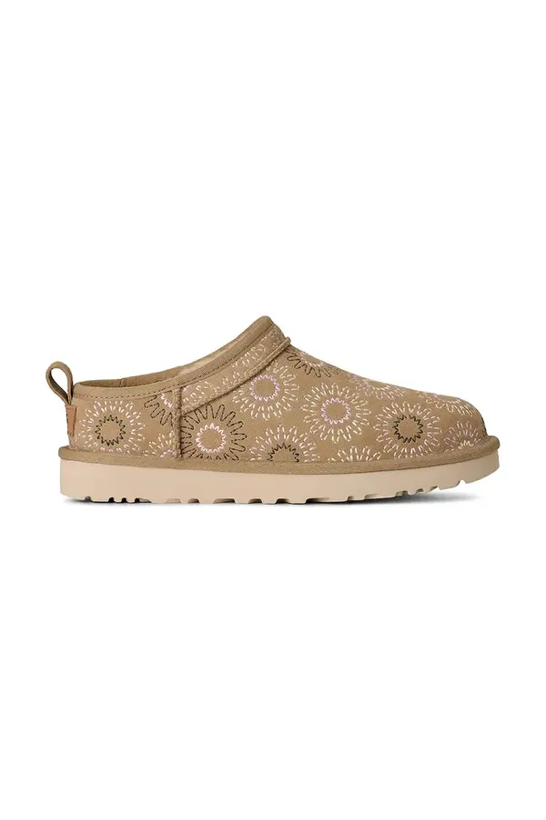 UGG Copati iz semiša UGG W Classic Micro Sun Stitch